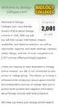 Mobile Screenshot of biology-colleges.com